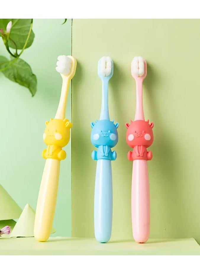 Goolsky 1pc Youngsters's Soft Hair Toothbrush 3-6 Years Old 6-8 Years Old Toothbrush Cartoon Calf Soft Brush Silk  - Image 5
