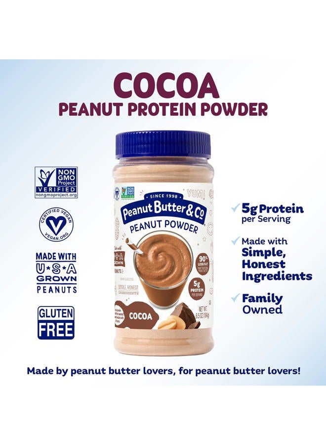 Peanut Butter & Co. Cocoa Peanut Protein Powder, Non-GMO Project Verified, Gluten Free, Vegan, 6.5 oz Jar - Image 3