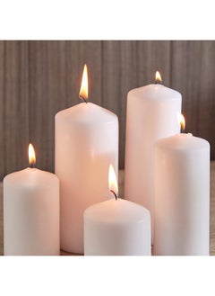 Home Box Luna 5-Piece Pillar Candle Set 6 x 18 x 6 cm  - Image 3