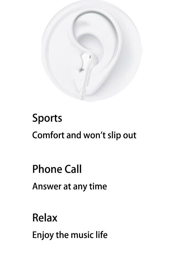 DUSALA USB C Headphones Wired for iPhone 16/15 Series, for iPad Pro Air 5/4/Mini 6/iPad 10th, Type C Earbuds for MacBook Pro/air, Control Microphone, Volume, Music - Image 5