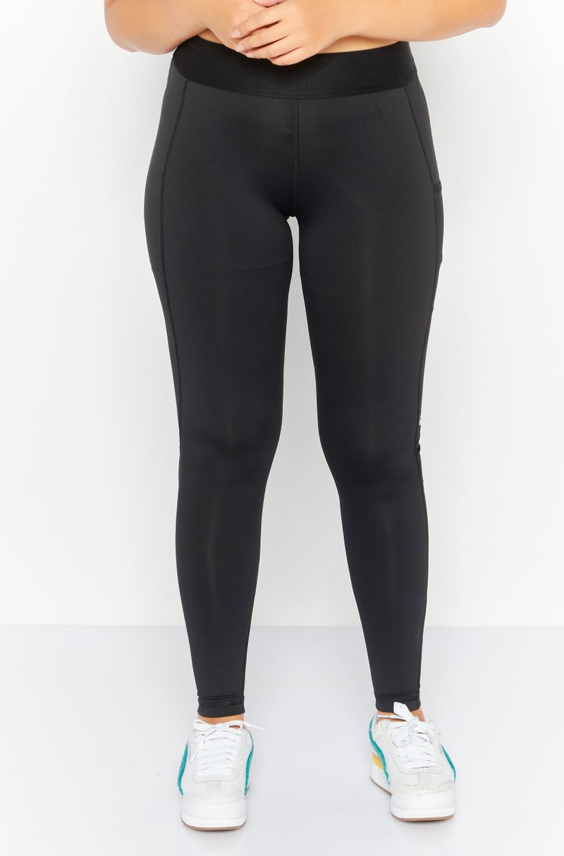 Adidas Women Tight Fit Pull-On Training Tight, Black - Image 1