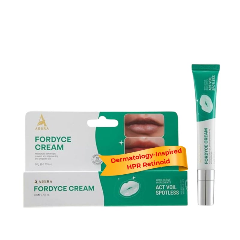Abera Fordyce Cream â€“ Advanced Formula with HPR (Next-Gen Retinoids), Fordyce Spot Remover For Lips, All-day Moisturizing, Help Improve Dry, Chapped and Dark Lips, For Sensitive Lips (0.7 Oz) - Image 1