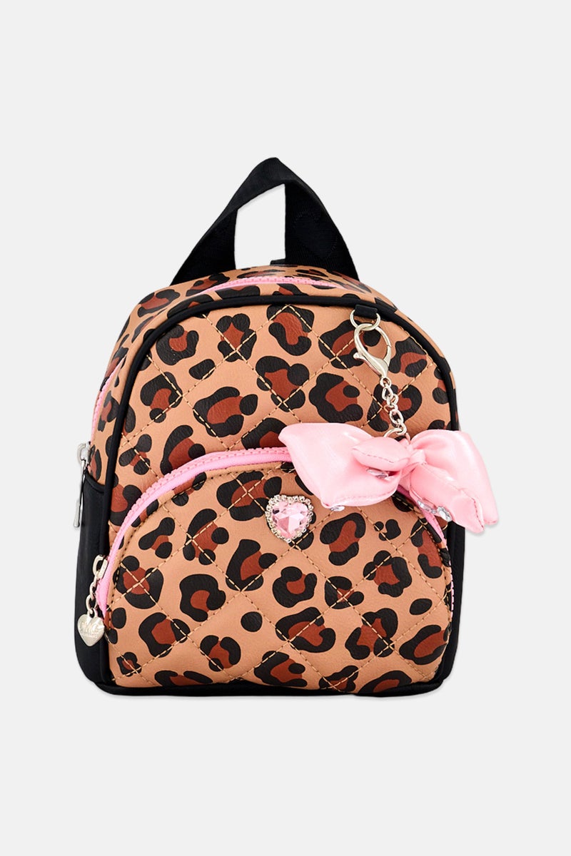 Miss Gwen's OMG حقيبة ظهر صغيرة للفتيات بطبعة حيوانات، متعددة الألوان - Image 1
