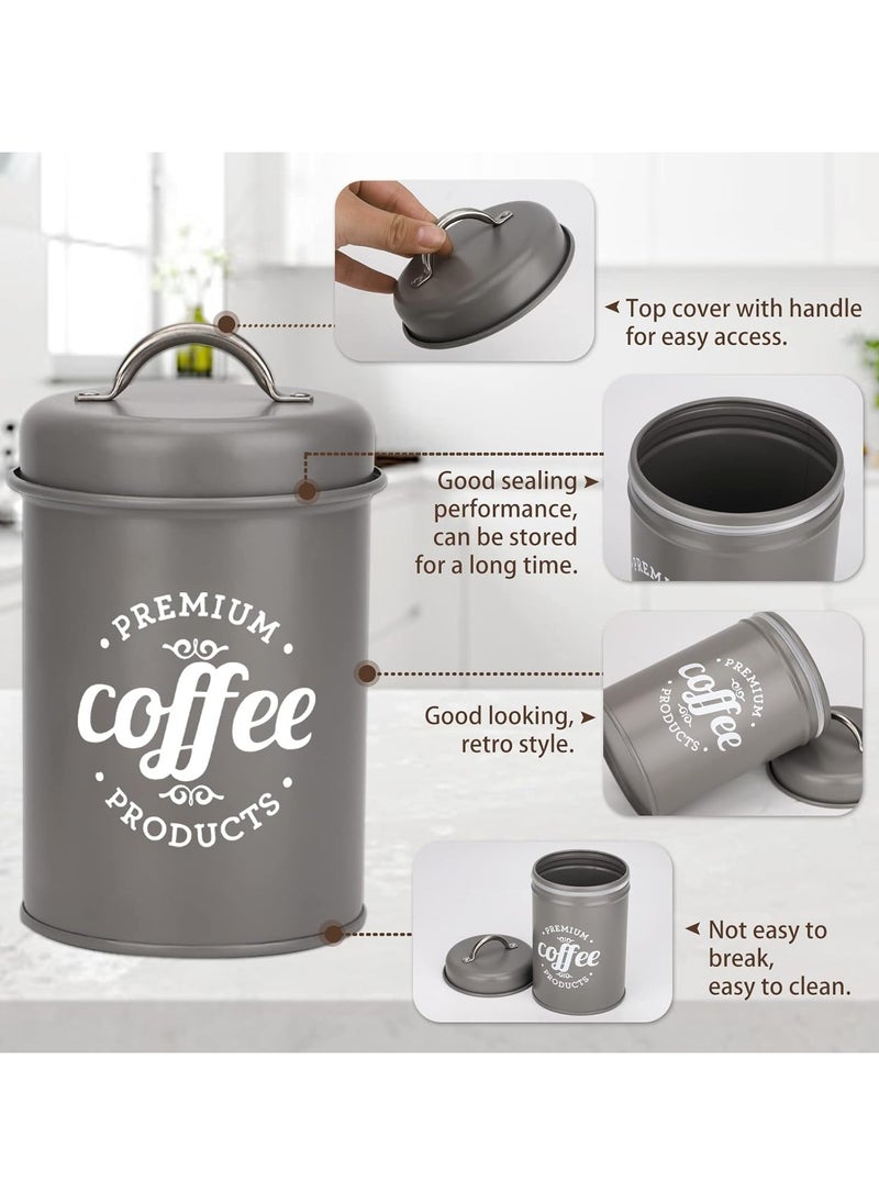 YIM-VIBEHAUS - 3-Piece Airtight kitchen Storage Containers with Lids Coffee and Sugar Canisters Set Storage Containers Food Containers Kitchen Containers - Image 1