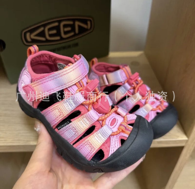Keen/Koen Children'S Water Shoes Sandals Closed-Toe Anti-Kick Beach Shoes Outdoor Creek Shoes For Young Children Quick-Drying - Image 1