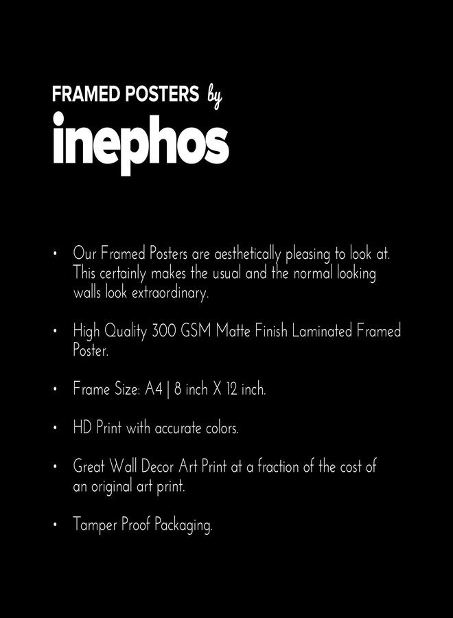 Inephos Wood Steve Jobs The Ones Who are Crazy Enough Inspirational Framed, Laminated Print Poster (8 X 12 Inch, Bronze) - Image 2