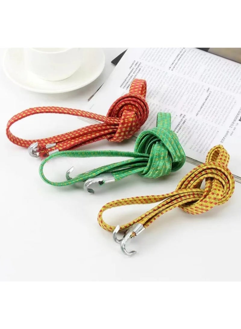 100cm long elastic luggage strap with hook - Image 2