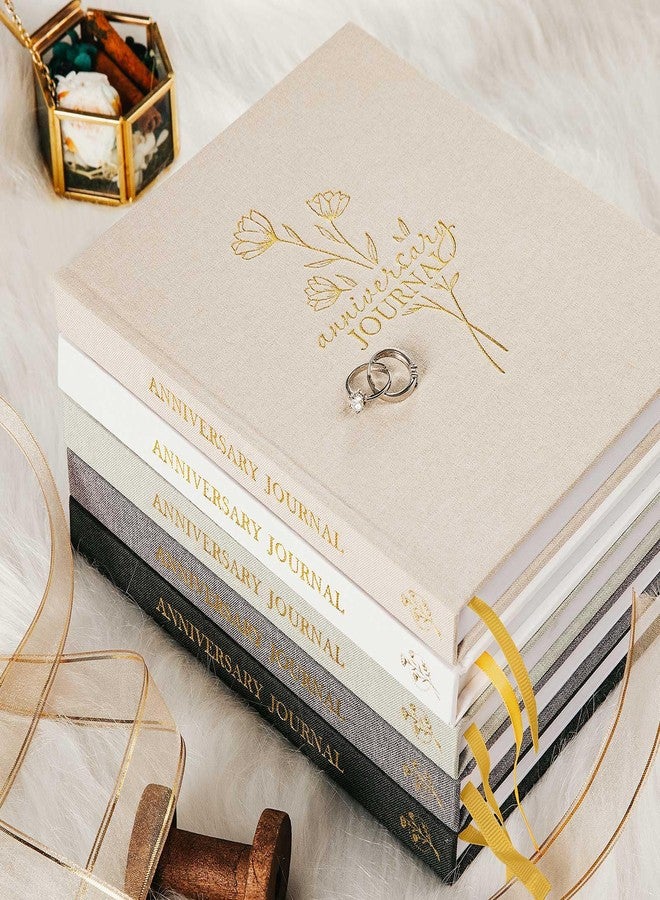 Lanpn Wedding Anniversary Journal Notebook - Linen First Year to 70th Anniversary Scrapbook Memory Book for Couples - Newlywed Marriage Journal Wedding Anniversary Book Gifts (Sage Green, 190 Pages) - Image 5