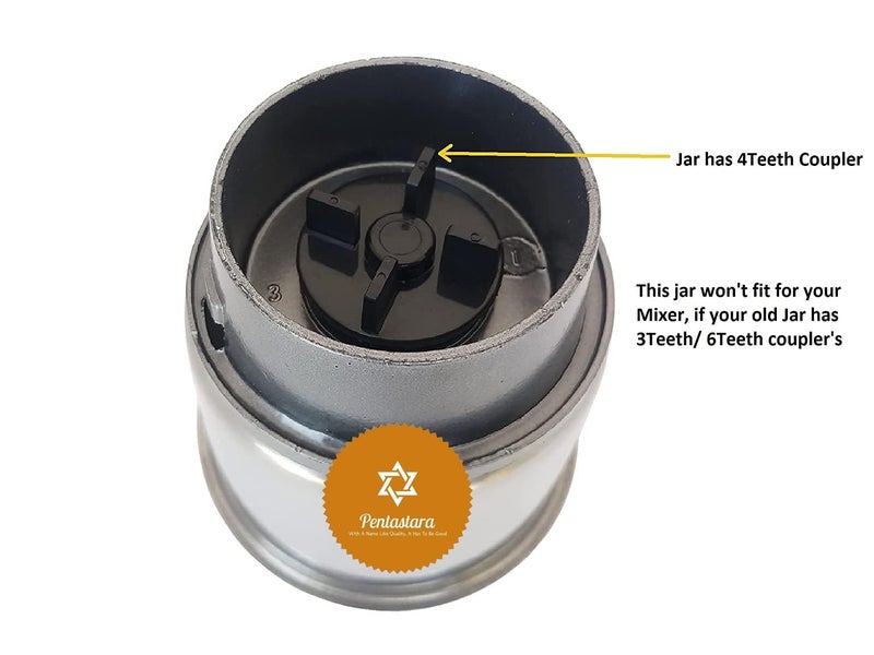 pentastara® -Chutney(small) Jar Suitable For-Bajaj, PREETHII, MORPHY Richards, SUMEET, GANGA,(400ml capacity) - Image 5