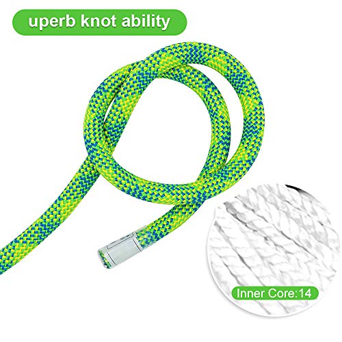X XBEN 10.5 mm UIAA Dynamic Climbing Rope 35M(115ft), Safety Nylon Kernmantle Rope for Rock Climbing, Tree Climbing, Ice Climbing, Mountaineering, Rappelling, Rescue and Arborist Climbing - Image 4