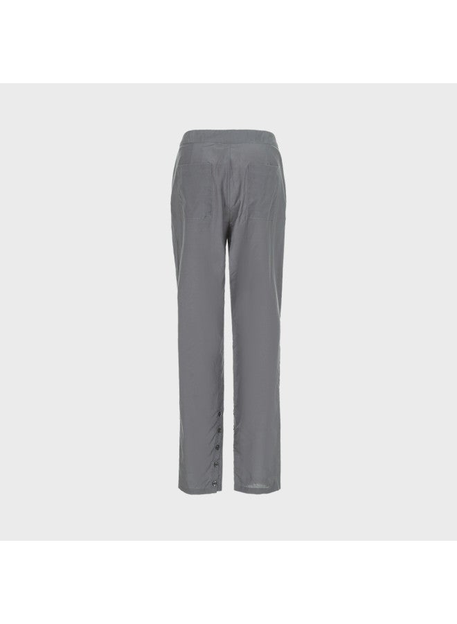 Zara Women'S Tapered Design Solid Color Soft Minimalist Street Outdoor Trendy Pants - Image 3