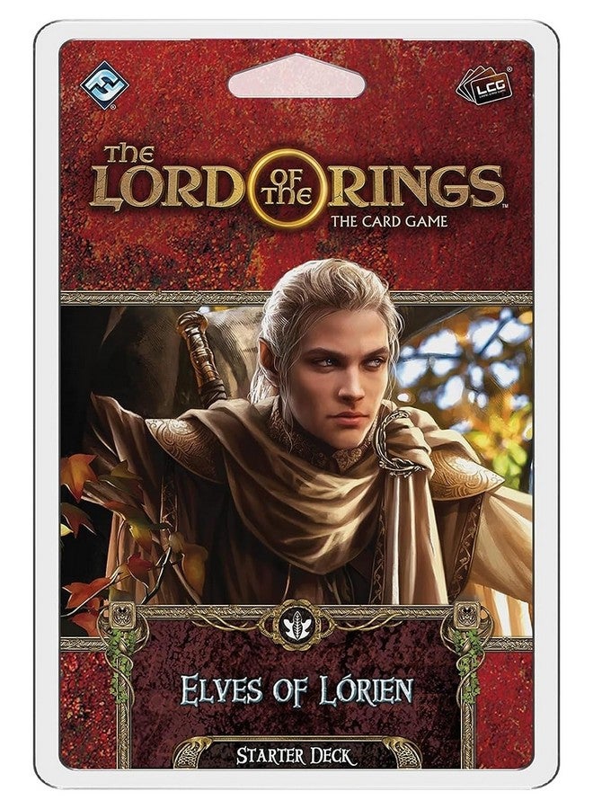 Fantasy Flight Games The Lord of the Rings The Card Game Elves of Lorien STARTER DECK - Cooperative Adventure Game, Strategy Game, Ages 14+, 1-4 Players, 30-120 Min Playtime, Made by Fantasy Flight Games - Image 1