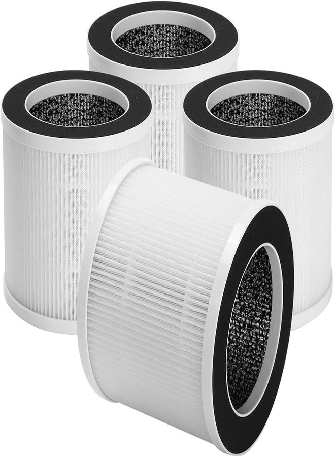 XBWW 4 Packs A1 Replacement Filter for Vewior Air Cleaner Purifier HQSC-50, HQKJ-80, AMEIFU AP01W, KOIOS HQKJ-50 - Image 1
