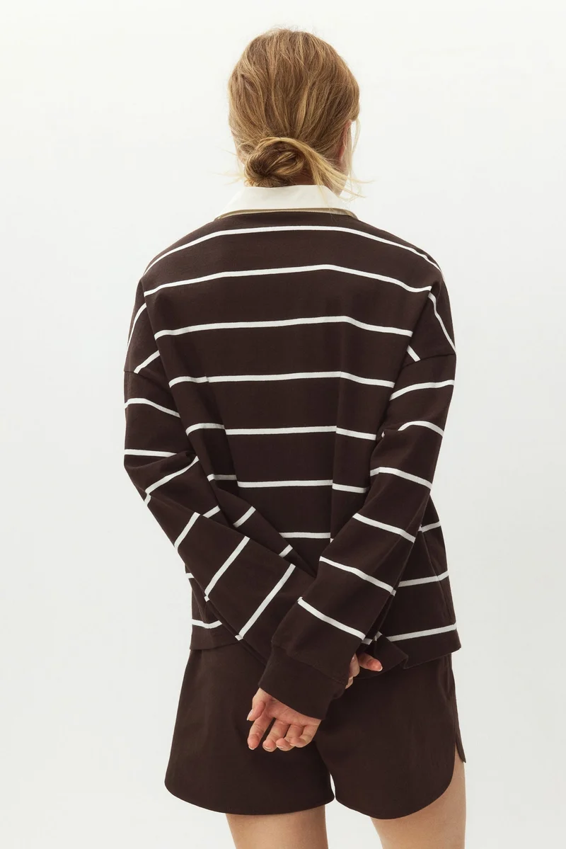 H&M  Cotton rugby shirt for Women | Best Price UAE