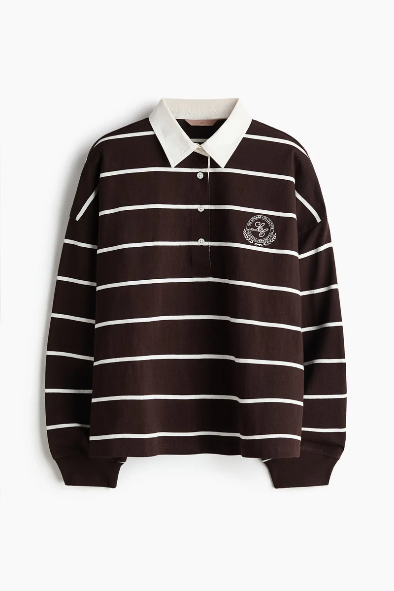 H&M  Cotton rugby shirt for Women | Best Price UAE