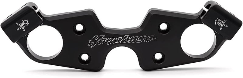 DEFUMP PROCNC CNC Motorcycle Lowering Triple Tree Front End Upper Top Clamp for Hayabusa GSXR1300 (1999-2020) - Black - Image 1