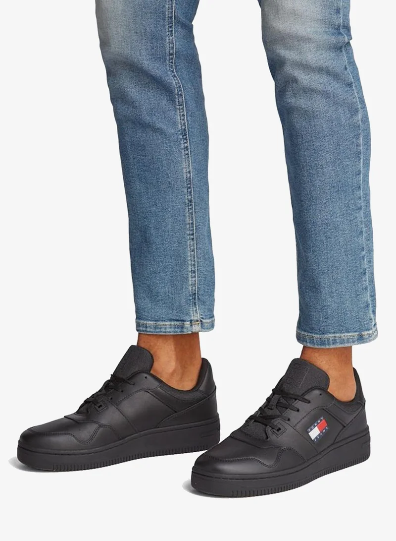 Tommy Jeans  Logo Cleat Basketball Sneakers With Leather for Men | Best Price UAE