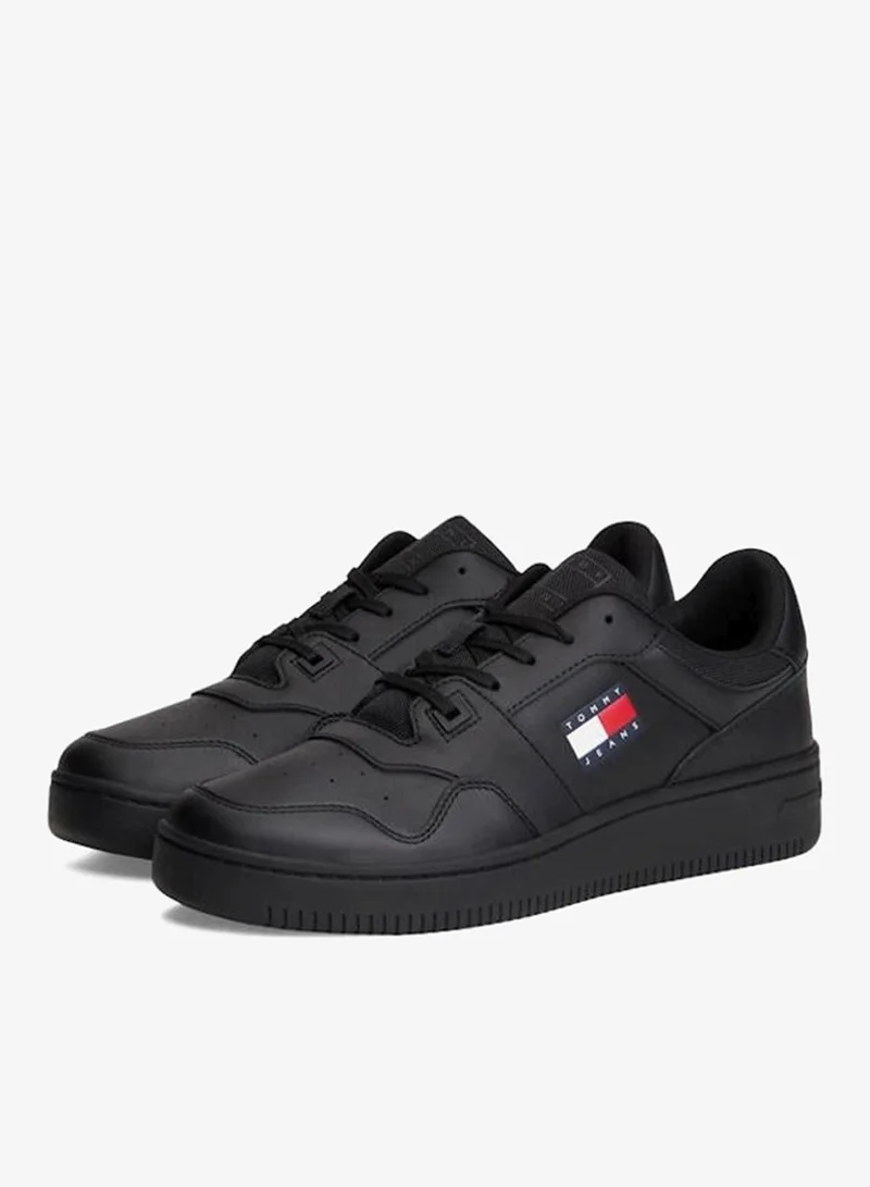 Tommy Jeans  Logo Cleat Basketball Sneakers With Leather for Men | Best Price UAE