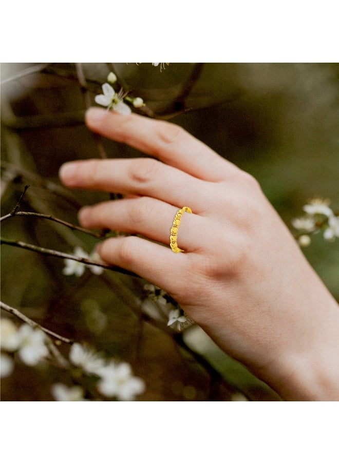 BAFLEH JEWELLERY A Perfect Gift in Gold 22kt Ball Ring for Her  - Image 2