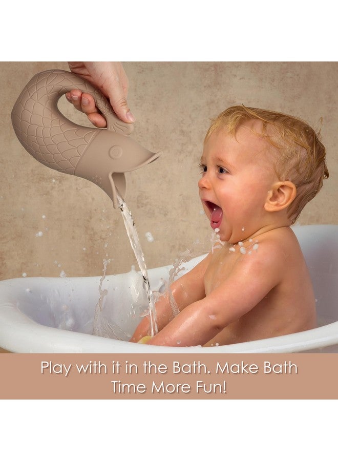 Mintlyfe Baby Bath Rinse Cup, Silicone Shampoo Washing Rinse Cup for Kids, Bath Rinse Cup with Handle (Cambridge Blue) - Image 4