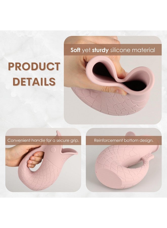 Mintlyfe Baby Bath Rinse Cup, Silicone Shampoo Washing Rinse Cup for Kids, Bath Rinse Cup with Handle (Cambridge Blue) - Image 3