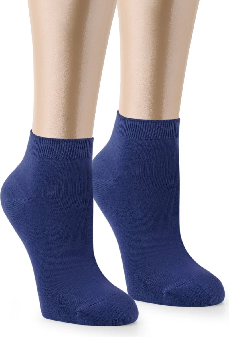 Ozzy Socks 6 Pairs Bamboo Men's Seamless Booties Socks 4 Seasons Durable Heel and Toe Dark Colors