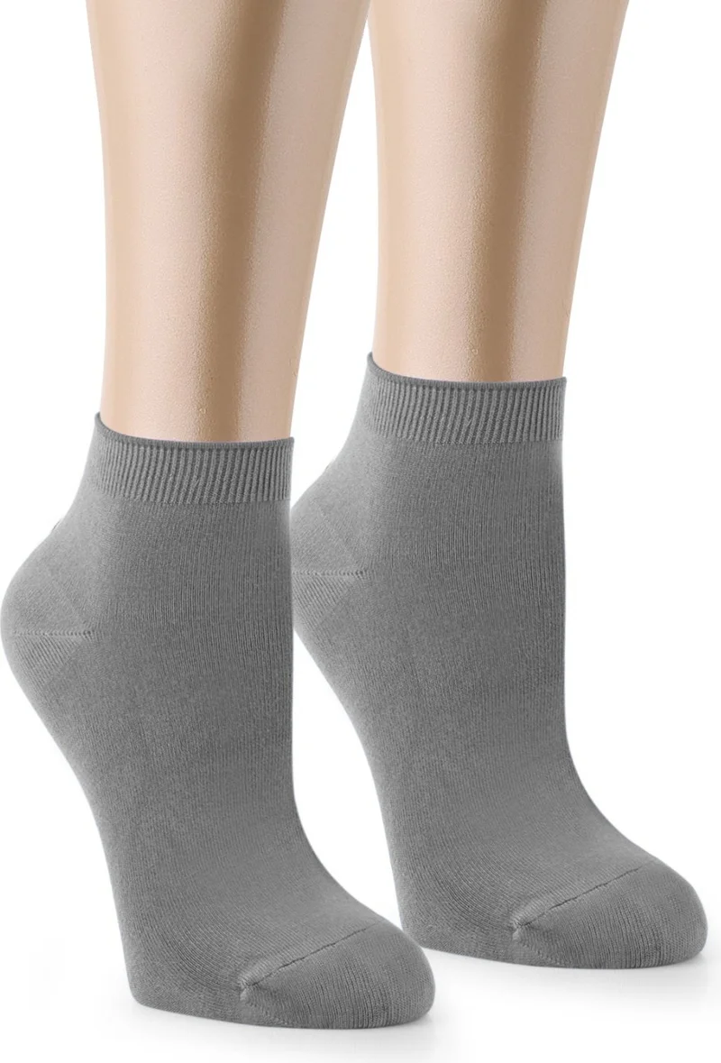 Ozzy Socks 6 Pairs Bamboo Men's Seamless Booties Socks 4 Seasons Durable Heel and Toe Dark Colors