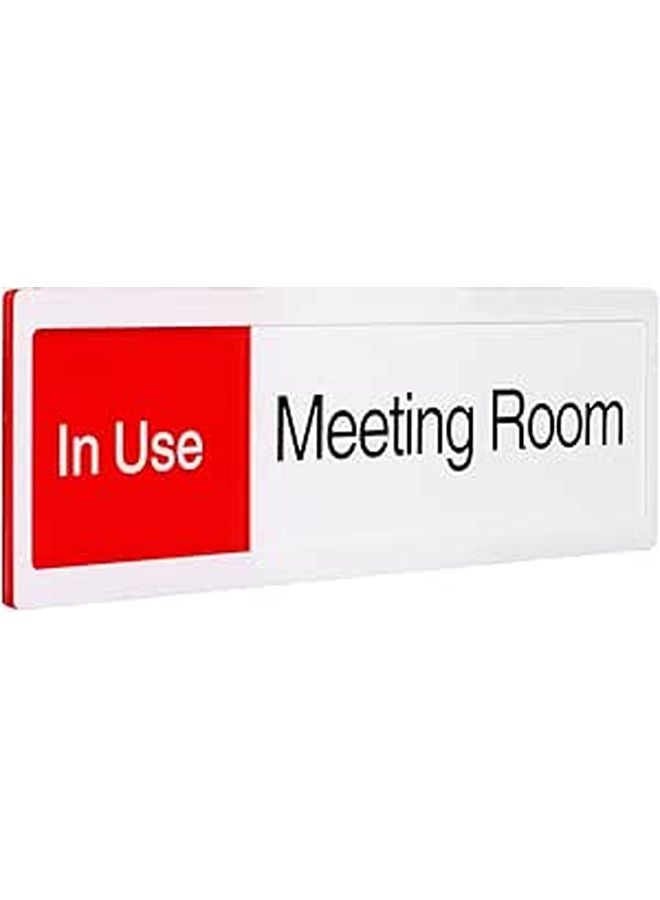 Office Door Sign Slide Indicator Privacy Status Display Board Vacant Occupied Message Slider Panel Acrylic - Image 1