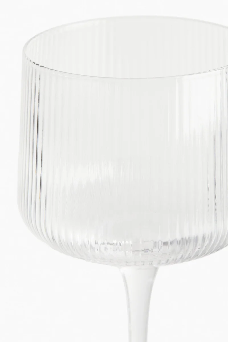 اتش اند ام كأس زجاجي مزخرف