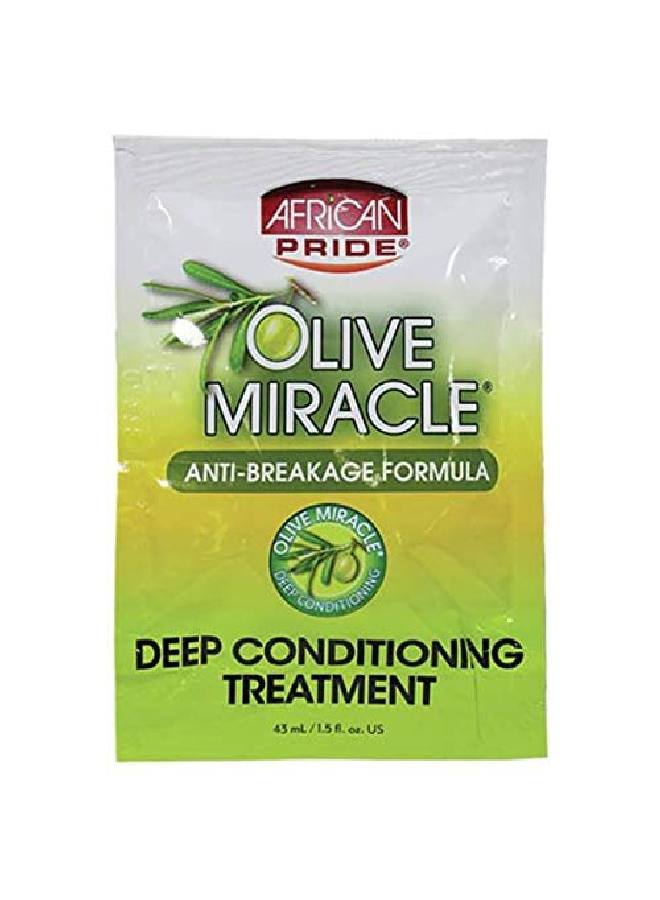 African Pride Olive Miracle Deep Conditioning Treatment 1.5oz #4019 - Image 2