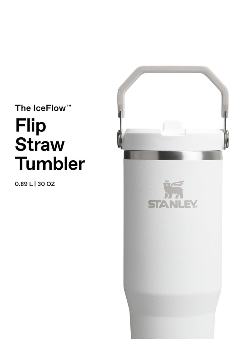 Stanley IceFlow 2.0 Fast Flow 30 oz Insulated Stainless Steel Tumbler with Handle – Leakproof BPA-Free Water Bottle with Twist-On Angled Spout Lid, Frost - Image 4