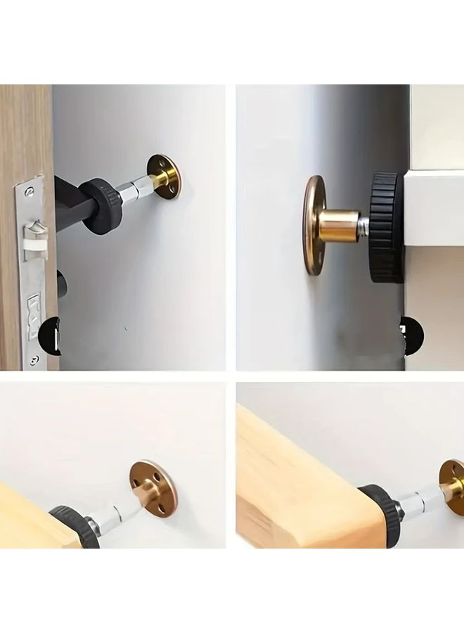 4 Pcs Adjustable Headboard Stoppers 47-64mm And 67-87mm Threaded Bed Frame Anti Shake Tool For Wall Fixing - Image 5