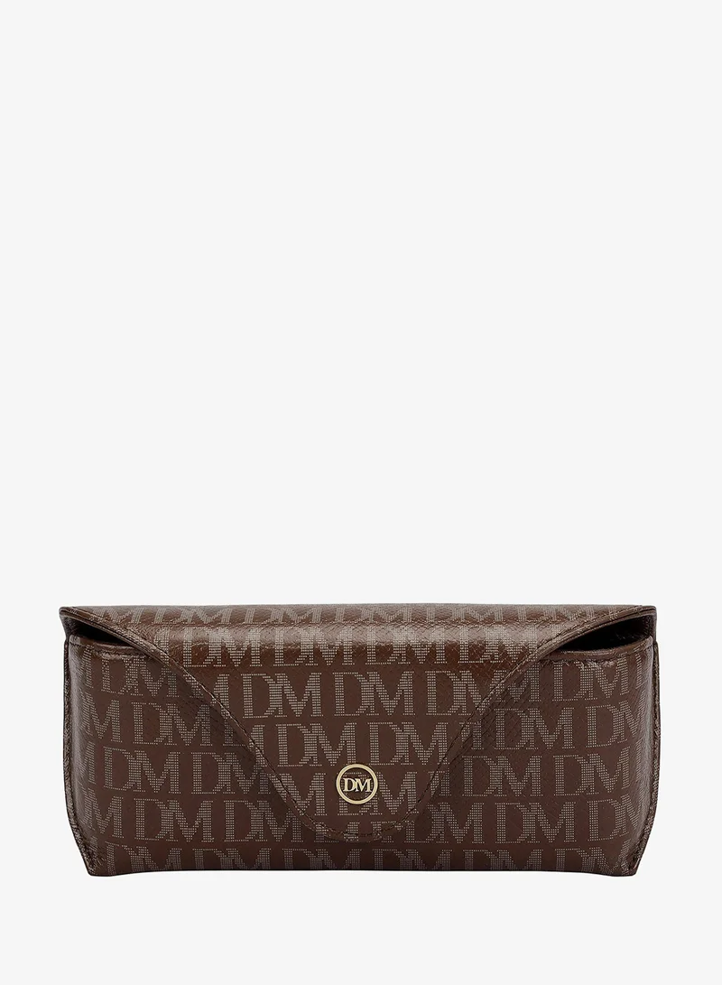 Da Milano Monogram Leather Spectacle Case - Date