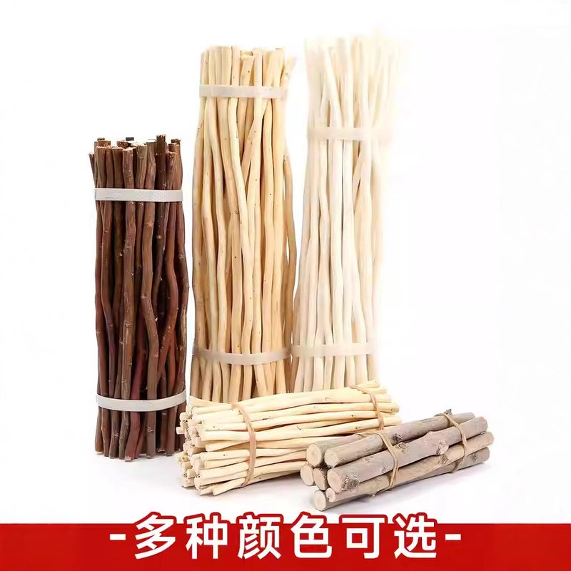 Kindergarten Environmental Creation Materials Dry Branches Decoration Log Color Tree Trunk Branches Wooden Sticks Wooden Strips Willow Branches Art Area Hangings - Image 4