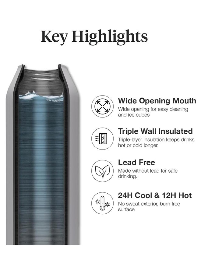 Citron Stainless Steel Water Bottle 500ml - Spaceship - Leakproof Thermos Bottle for Kids - Insulated, BPA-Free & Durable - Ideal for School, Travel or Sports  - Image 3