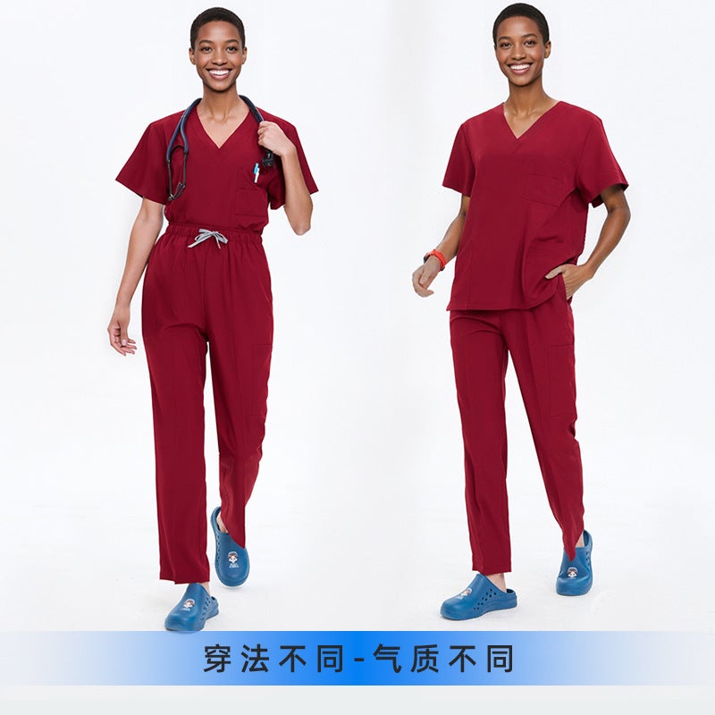 Export Workwear, Washable Surgical Gowns, Elastic Surgical Gowns For Men And Women, Short-Sleeved Operating Room Doctor Scrub Suits, - Image 4