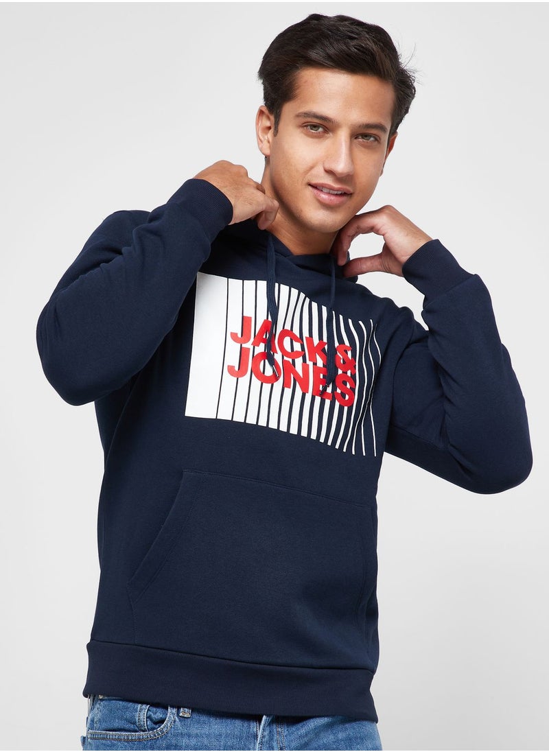 JACK & JONES - Logo Hoodie - Image 1