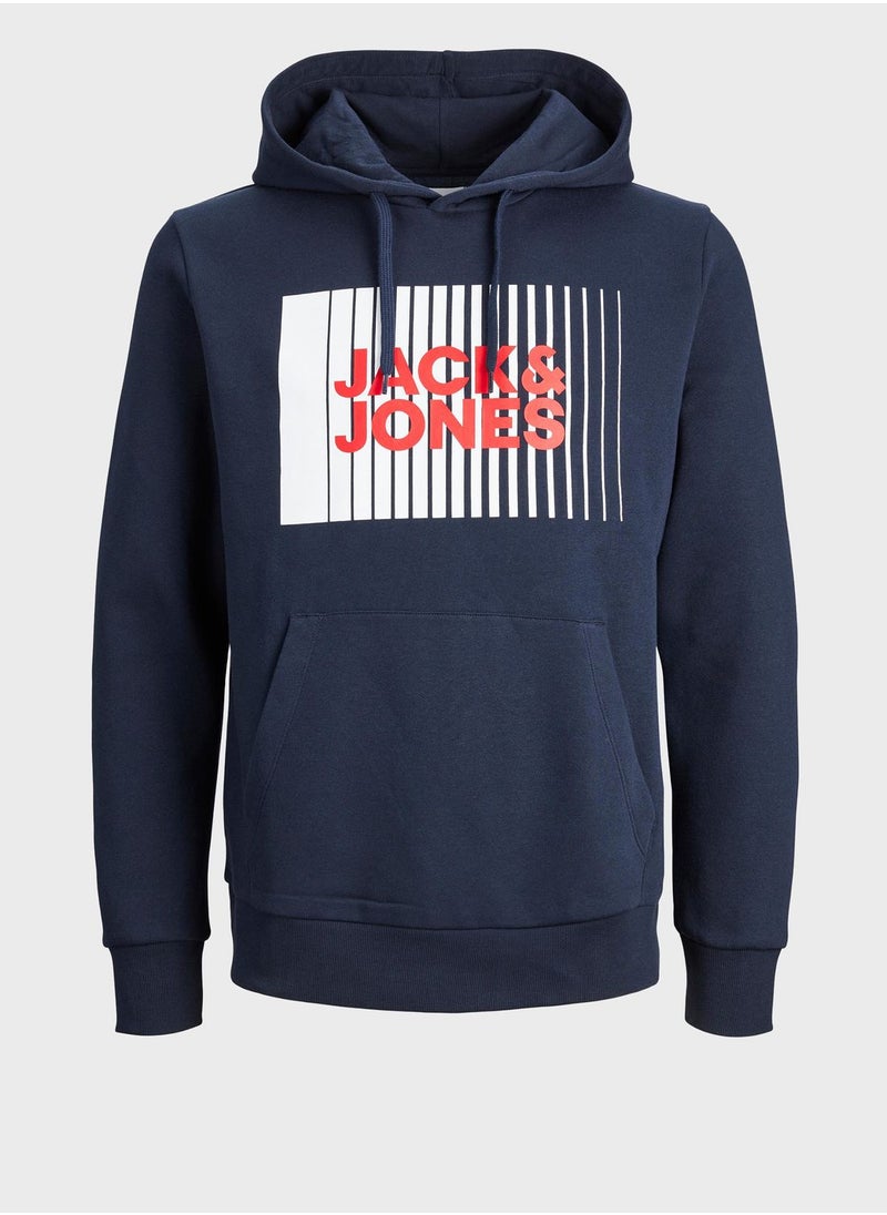 JACK & JONES - Logo Hoodie - Image 1