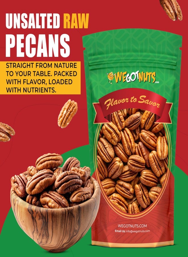 We Got Nuts Two Pounds Of Pecans Raw, Whole, Shelled, Raw, Natural, No Preservatives Added, Non-GMO, NO PPO, 100% Natural We Got Nuts - Image 4