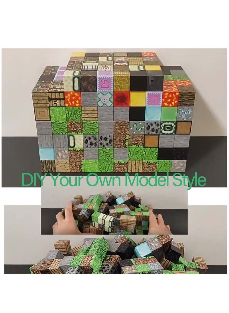 AirYoung Game Magnetic Building Blocks with Random Game Character Models,  Children's Educational Game Accessories,  Miniature World Building Toys Cube Construction,  Puzzle Building Block Family Par - Image 5