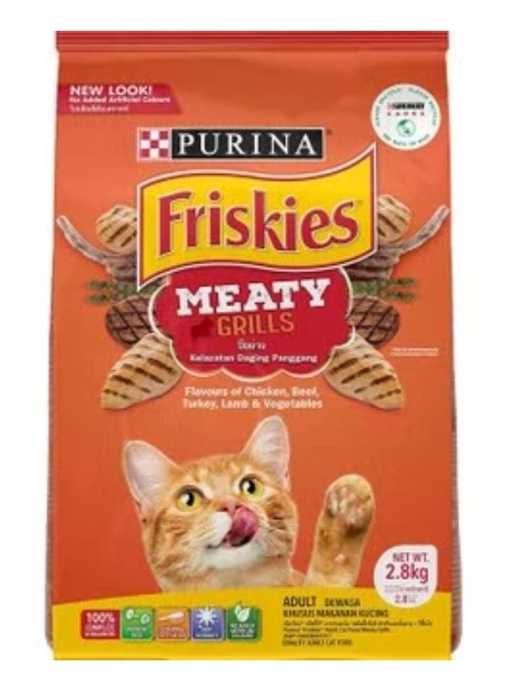 Purina Friskies Purina Friskies Meaty Grill Cat Food 2.80kg Pack of 1  - Image 1
