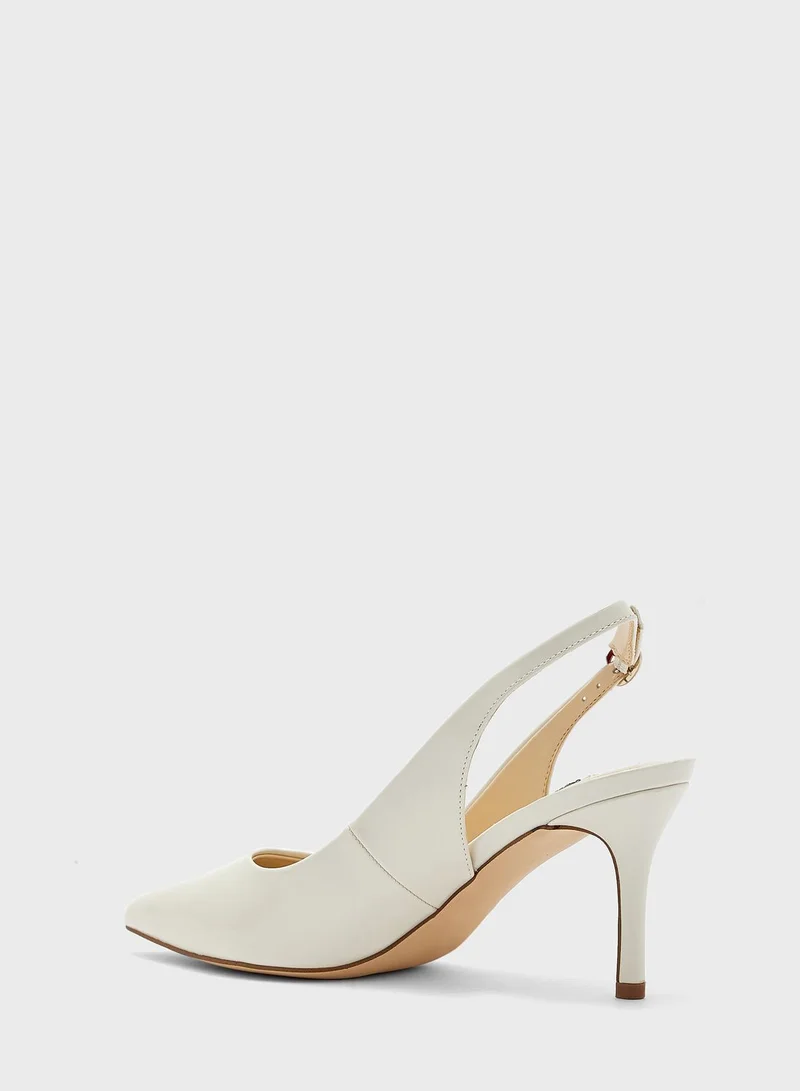 NINE WEST Pointed Toe Low Heel Pumps