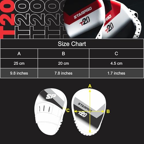 Starpro Boxing Pads – Ventilated Hook & Jab Training Mitts for Muay Thai Kickboxing MMA - Image 2