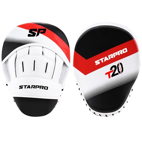 Starpro Boxing Pads – Ventilated Hook & Jab Training Mitts for Muay Thai Kickboxing MMA - Image 1
