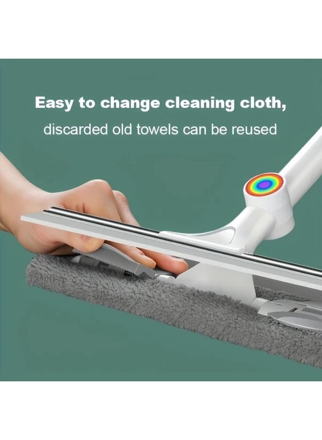 2 In 1 Pink Glass Cleaner Stainless Steel Plastic Multi Functional Window Squeegee - Image 3