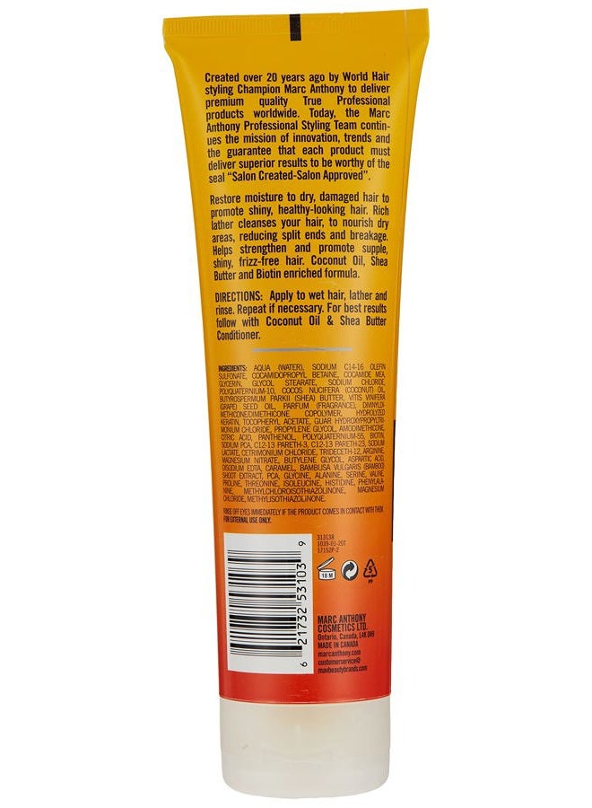MARC ANTHONY Coconut & Shea Nourishing Biotin Shampoo For Dry & Damaged Hair 250ml - Image 2