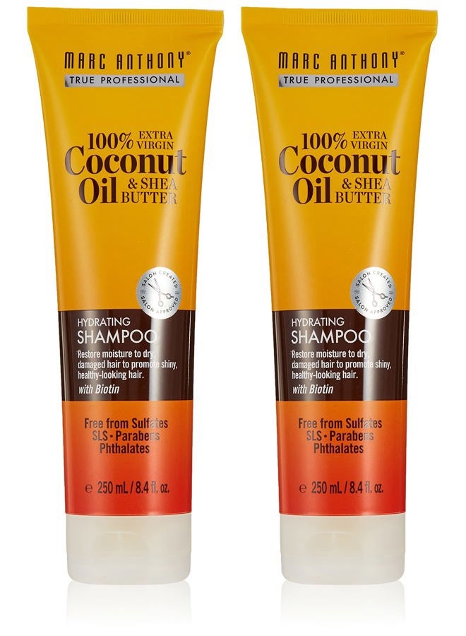 MARC ANTHONY Coconut & Shea Nourishing Biotin Shampoo For Dry & Damaged Hair 250ml - Image 1