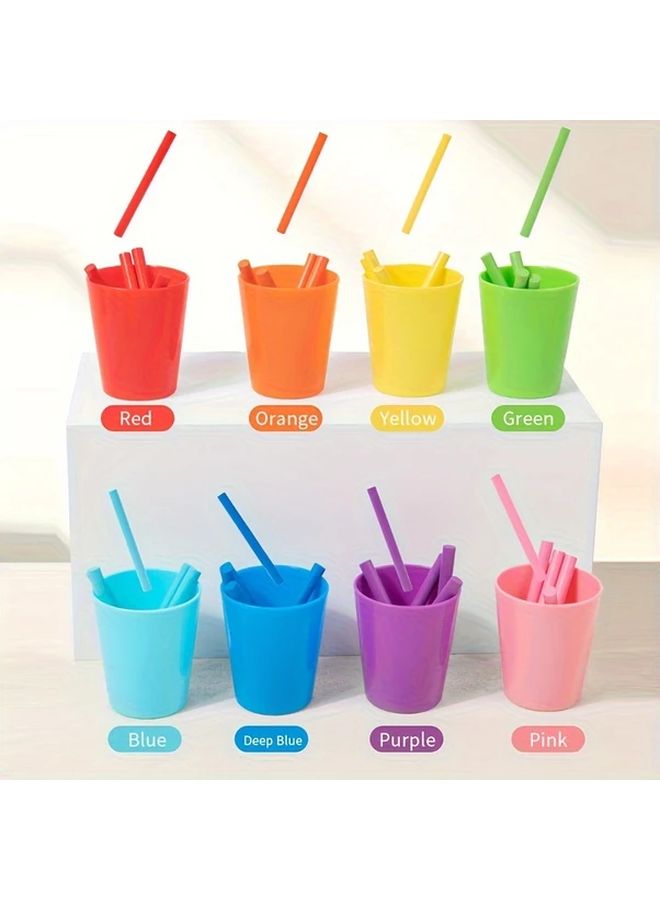 Wooden Educational Arithmetic Classification Cup For Learning Color Recognition Number Matching Sorting Toy - Image 5