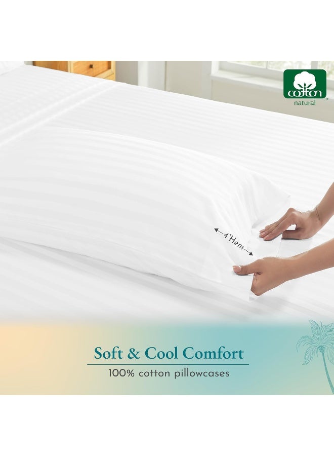 California Design Den CALIFORNIA DESIGN DEN Soft & Silky 500 Thread Count 100% Cotton Pillow Cases - Image 5