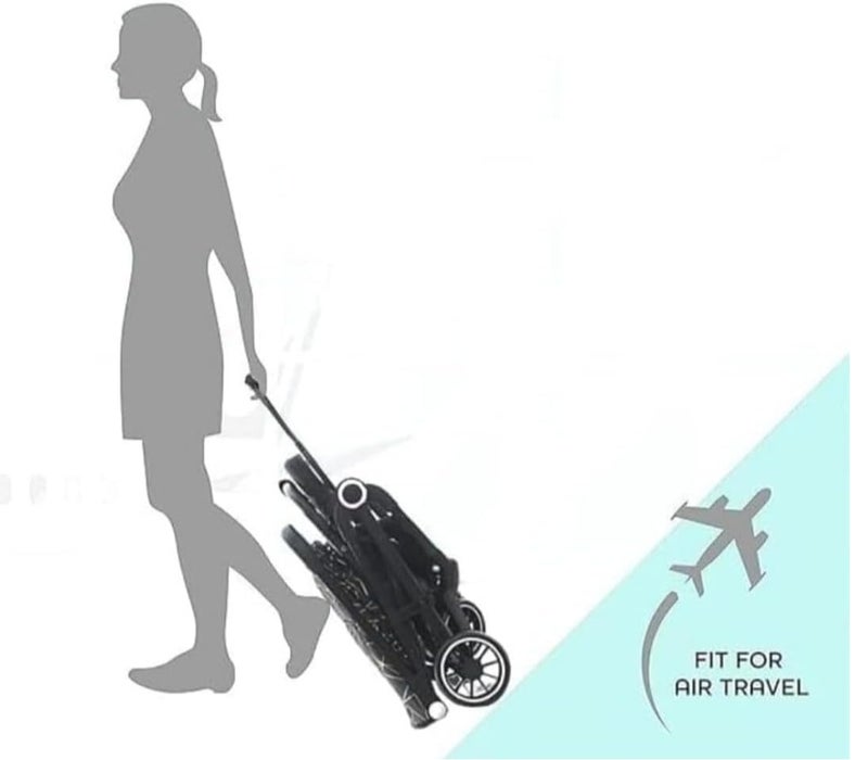Kidilo The K20 black convertible stroller folds easily, features a 5-point safety harness and winter cover, and is suitable for children up to 30 kg from Kidillo. - Image 4